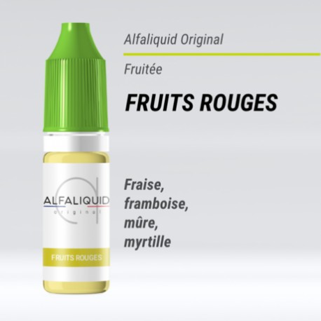 FRUITS ROUGES E-LIQUIDE ALFALIQUID ORIGINAL FRUITÉE