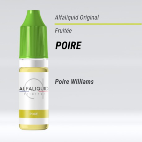 POIRE E-LIQUIDE ALFALIQUID ORIGINAL FRUITÉE