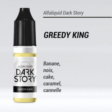 GREEDY KING 50/50 E-LIQUIDE ALFALIQUID DARK STORY