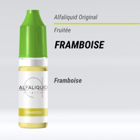 FRAMBOISE E-LIQUIDE ALFALIQUID ORIGINAL FRUITÉE