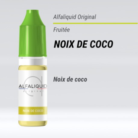 NOIX DE COCO E-LIQUIDE ALFALIQUID ORIGINAL FRUITÉE